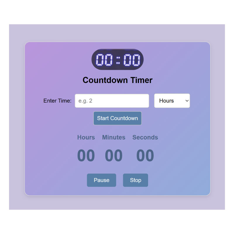 Preview of Countdown Timer
